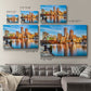 Boston Skyline with Financial District - Canvas Art Print