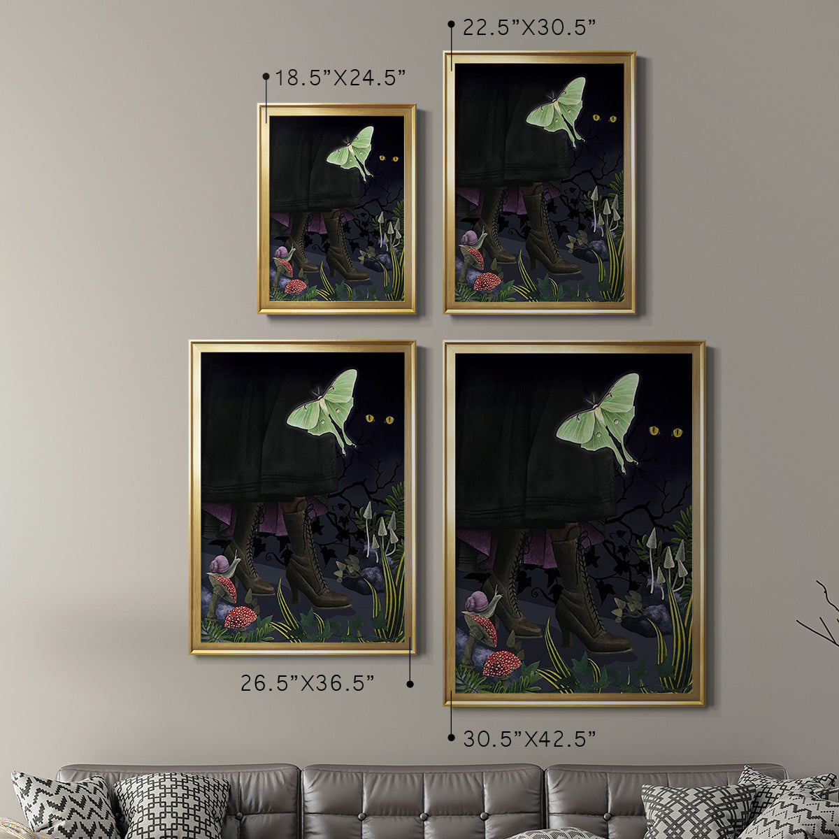 Hallowed Forest I -  Framed Canvas Print