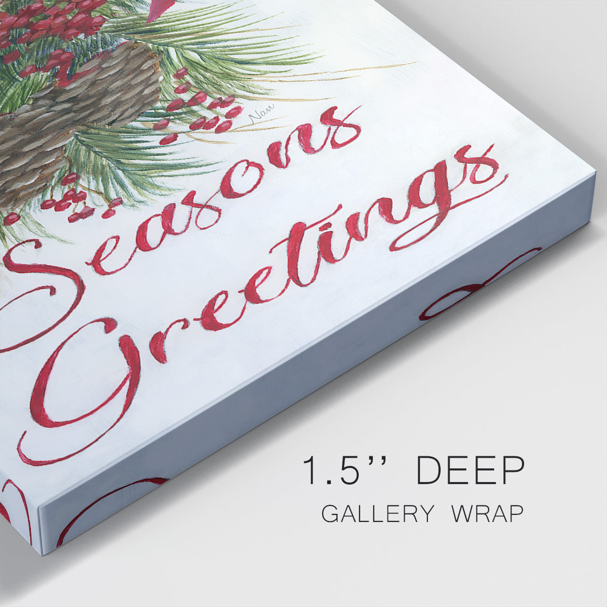 Seasons Greetings - Canvas Art Print