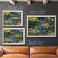 Alpine Pool - Ornate Framed Canvas Print