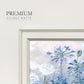 Dandelion and Agapanthus Premium Framed Print Double Matboard