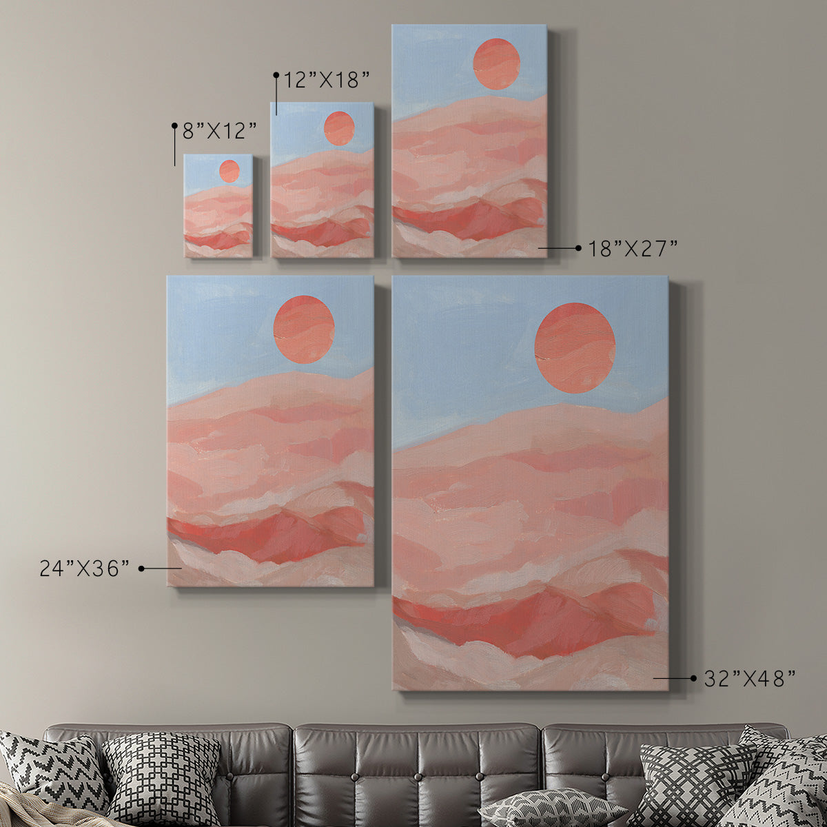 Summer Sun I Premium Gallery Wrapped Canvas - Ready to Hang