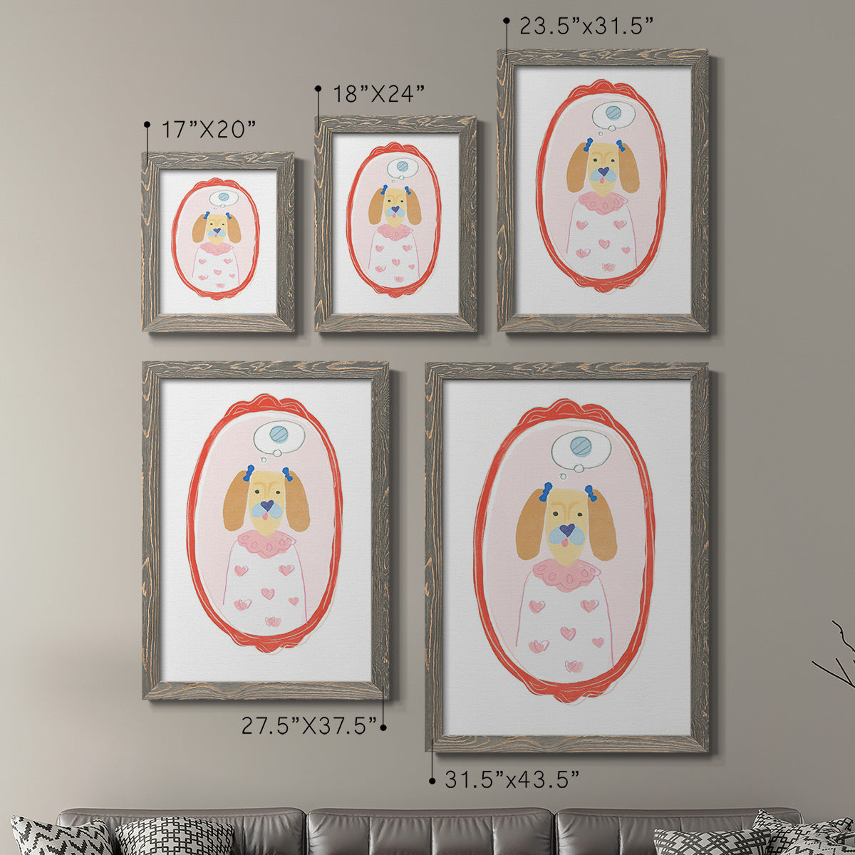 Cameo Characters III - Premium Framed Canvas 2 Piece Set - Ready to Hang