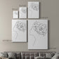 Fashion Floral Sketch II - Canvas Art Print