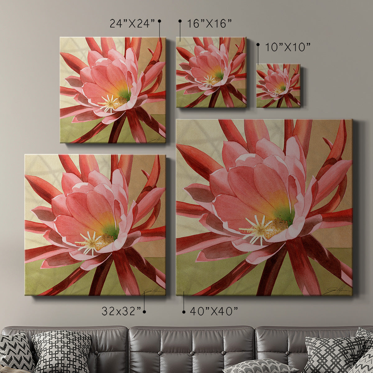 Desert Bloom I - Canvas Art Print