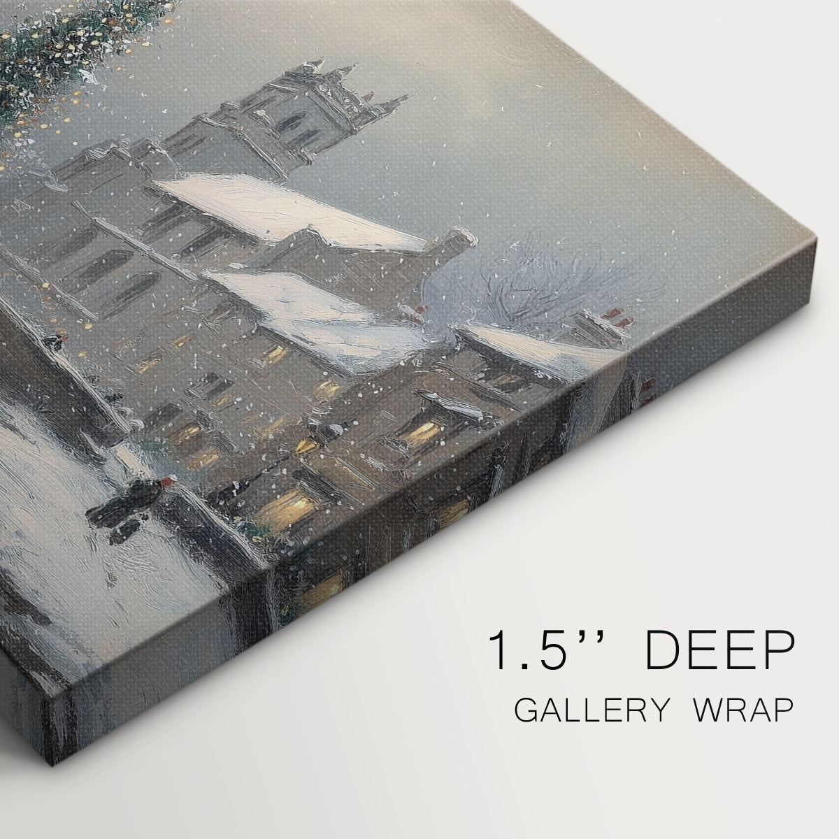 Midnight of Pale Winter Midwinter - Canvas Art Print