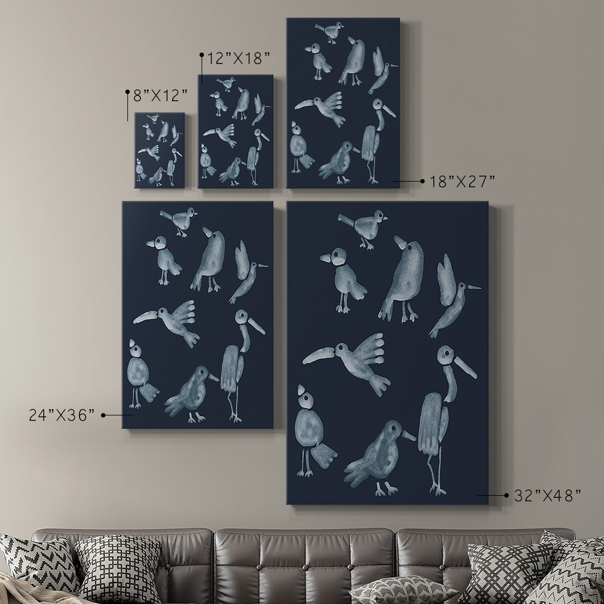 Flock II - Canvas Art Print