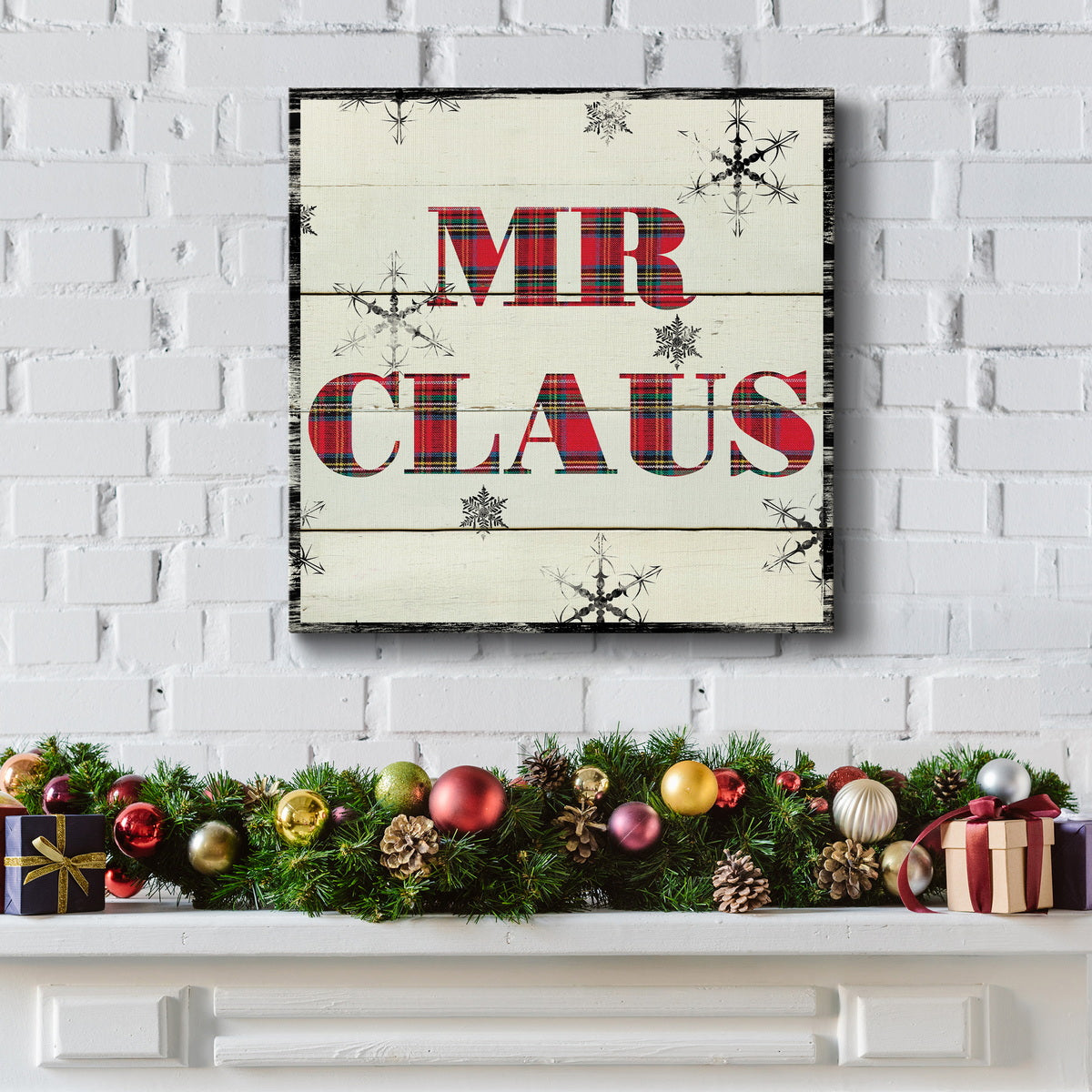 Mr. Claus-Premium Gallery Wrapped Canvas - Ready to Hang