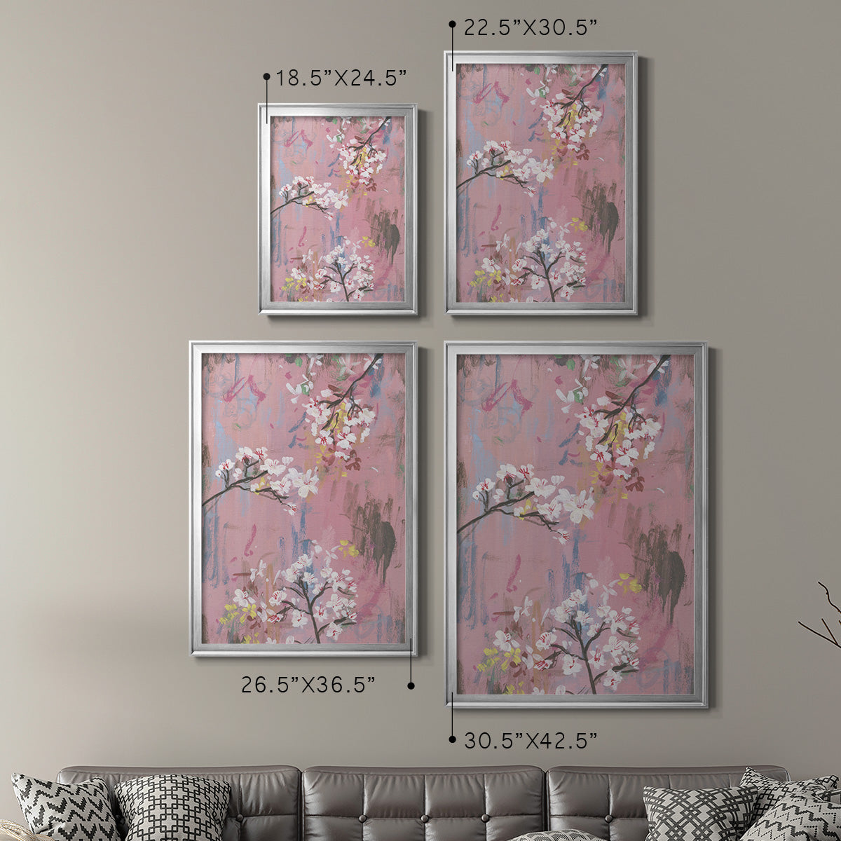 Emerging II - Modern Framed Canvas Print