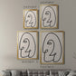 Face It II - Modern Framed Canvas Print