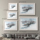 Winter Stream Watercolor I - Barnwood Framed Art Print