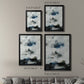 Black & Blue - Modern Framed Canvas Print