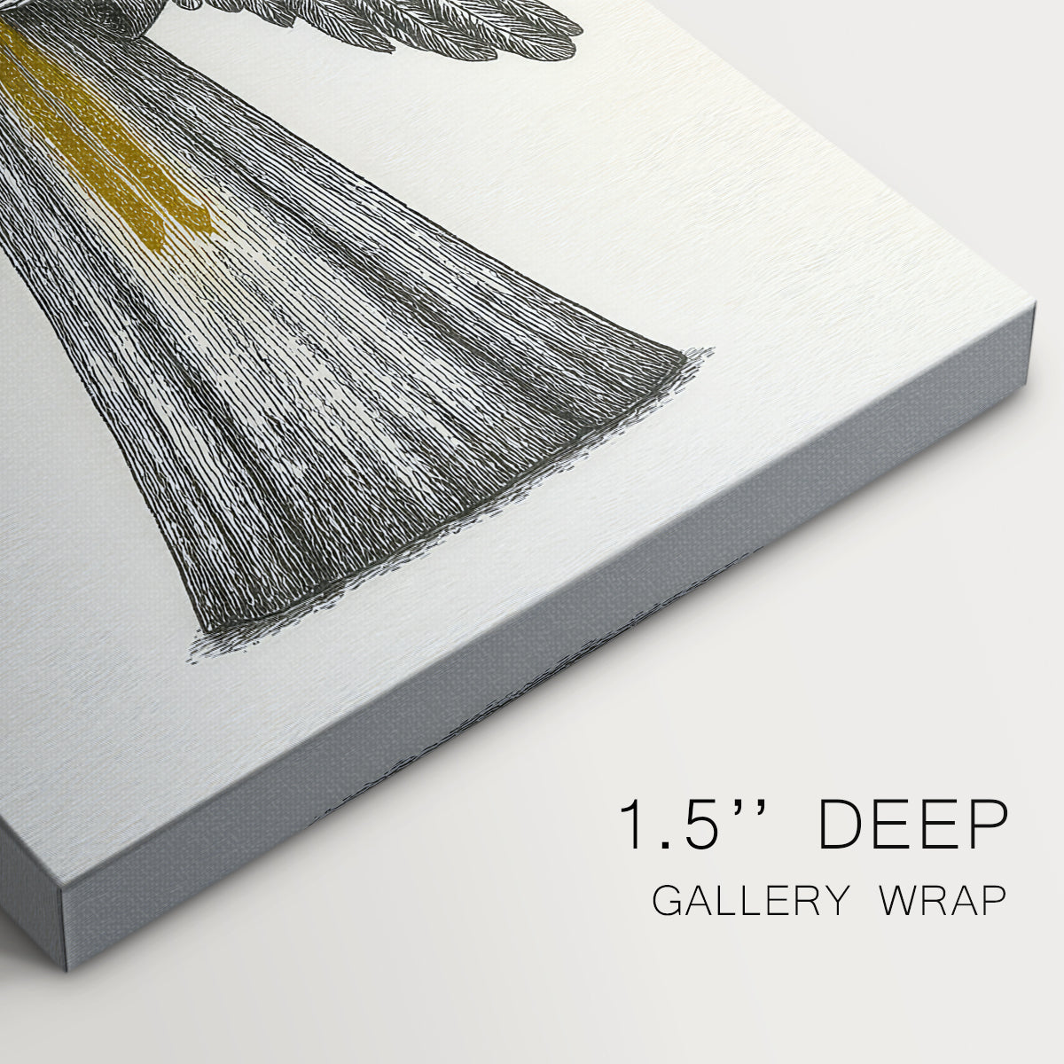 Frostlit Icicles Whisper - Canvas Art Print