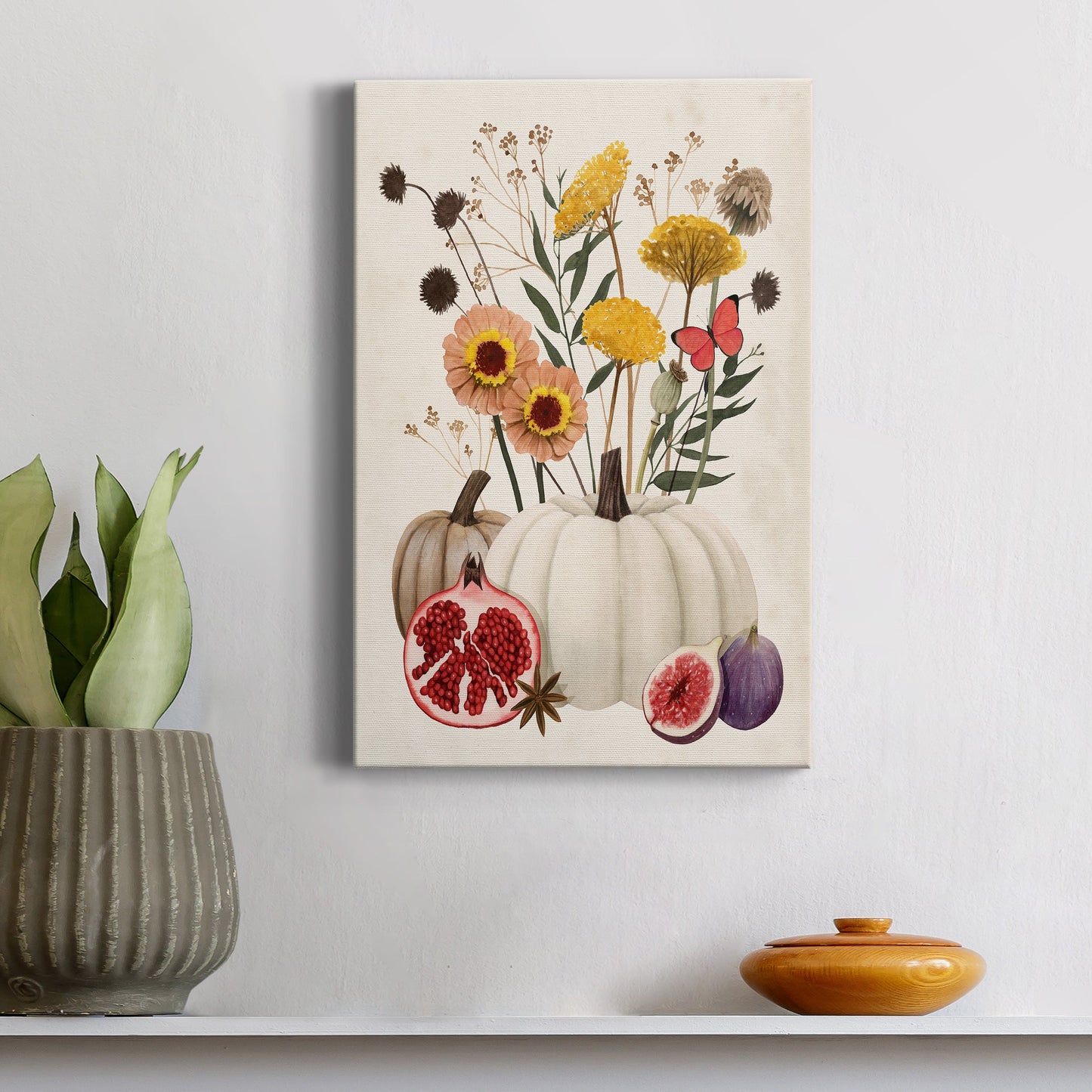 Fall Botanicals I Premium Gallery Wrapped Canvas - Ready to Hang