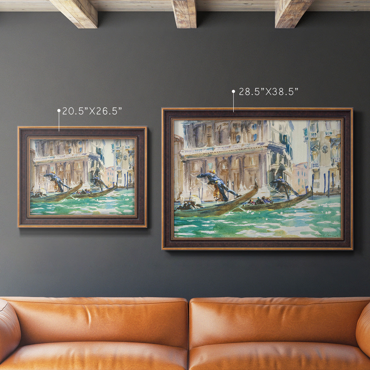 View of Venice, 1906 - Ornate Framed Canvas Print