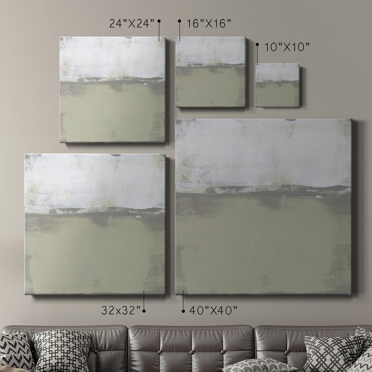 The Subtlest Horizon I - Canvas Art Print