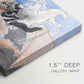Canvas art print of a mythological minotaur in surreal sketch composition, highlighting texture and gallery-wrapped edges