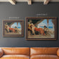 Orientalist portrait scene by Jean-Joseph Benjamin-Constant in an ornate bronzed mahogany wood frame shown in multiple size options.