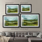 Emerald View III Premium Framed Print - Ready to Hang