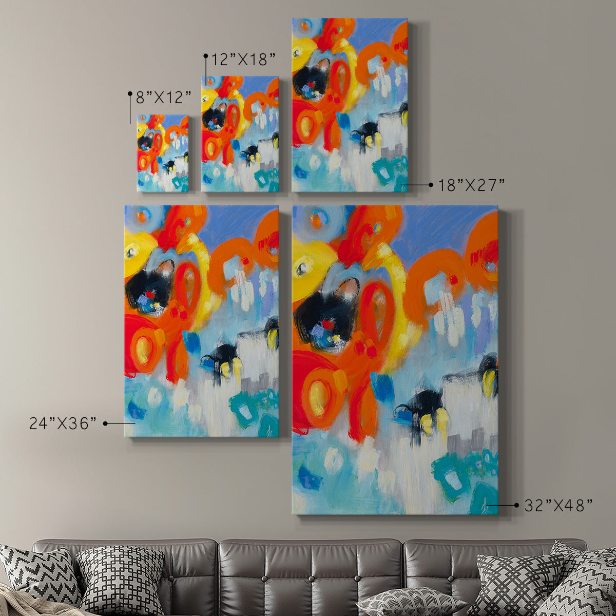 In the Loop V Premium Gallery Wrapped Canvas - Ready to Hang