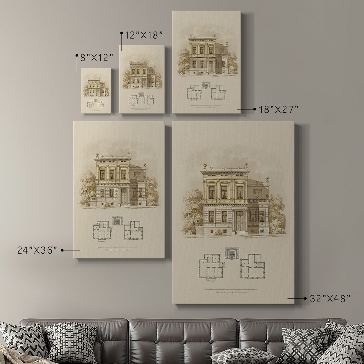 Estate and Plan III Premium Gallery Wrapped Canvas - Ready to Hang