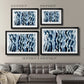 True Blue Wave I - Modern Framed Art Print