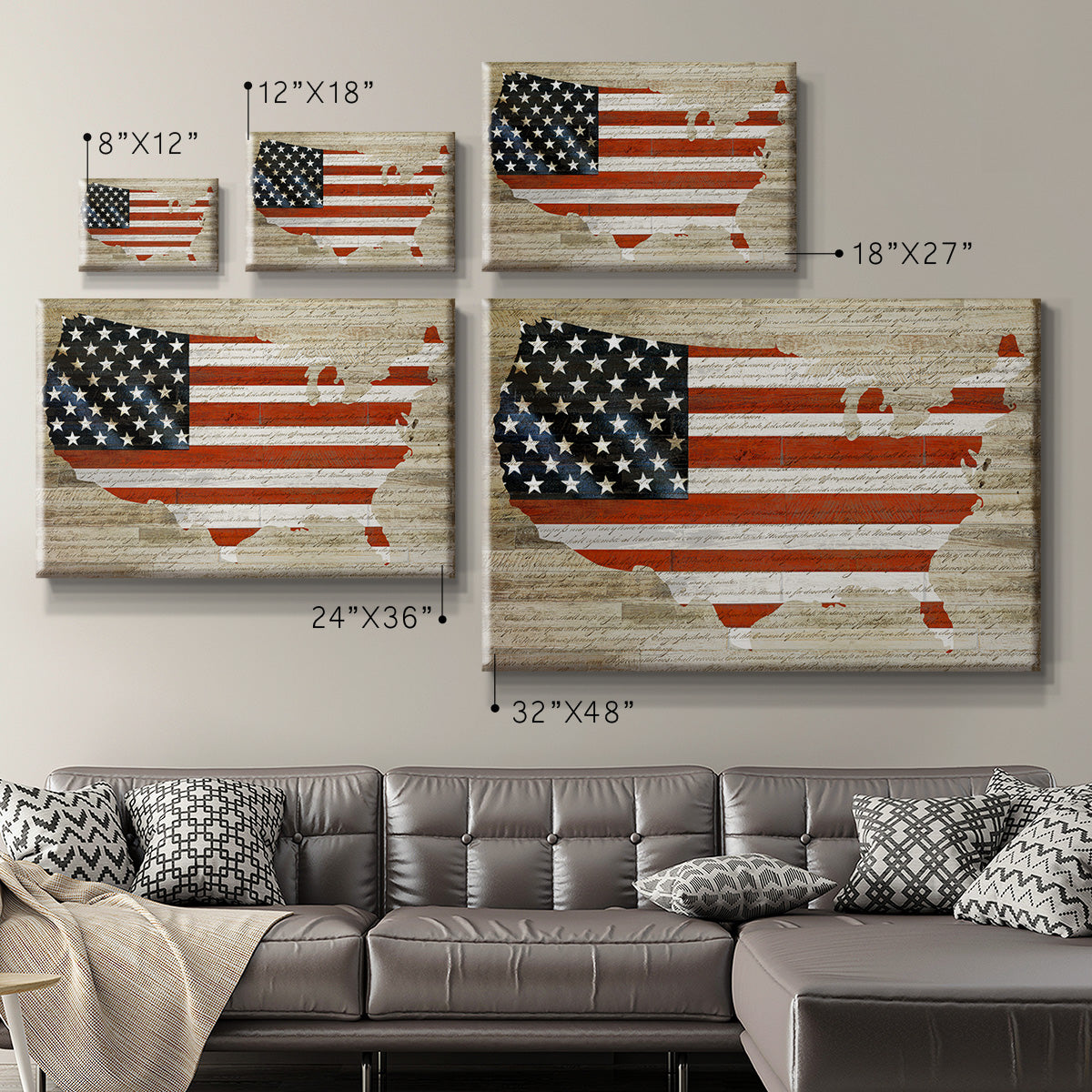 American Flag - Canvas Art Print