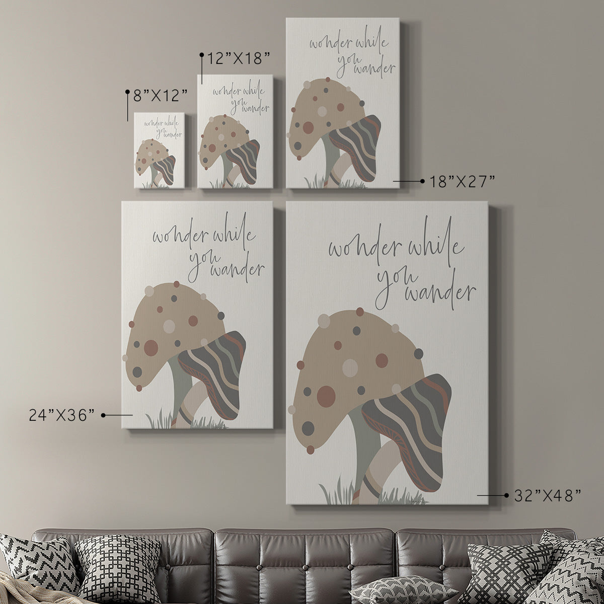 Wonder While You Wander Premium Gallery Wrapped Canvas - Ready to Hang