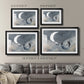 Celestial Love I - Modern Framed Art Print