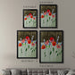 Poppy Party - Modern Framed Canvas Print