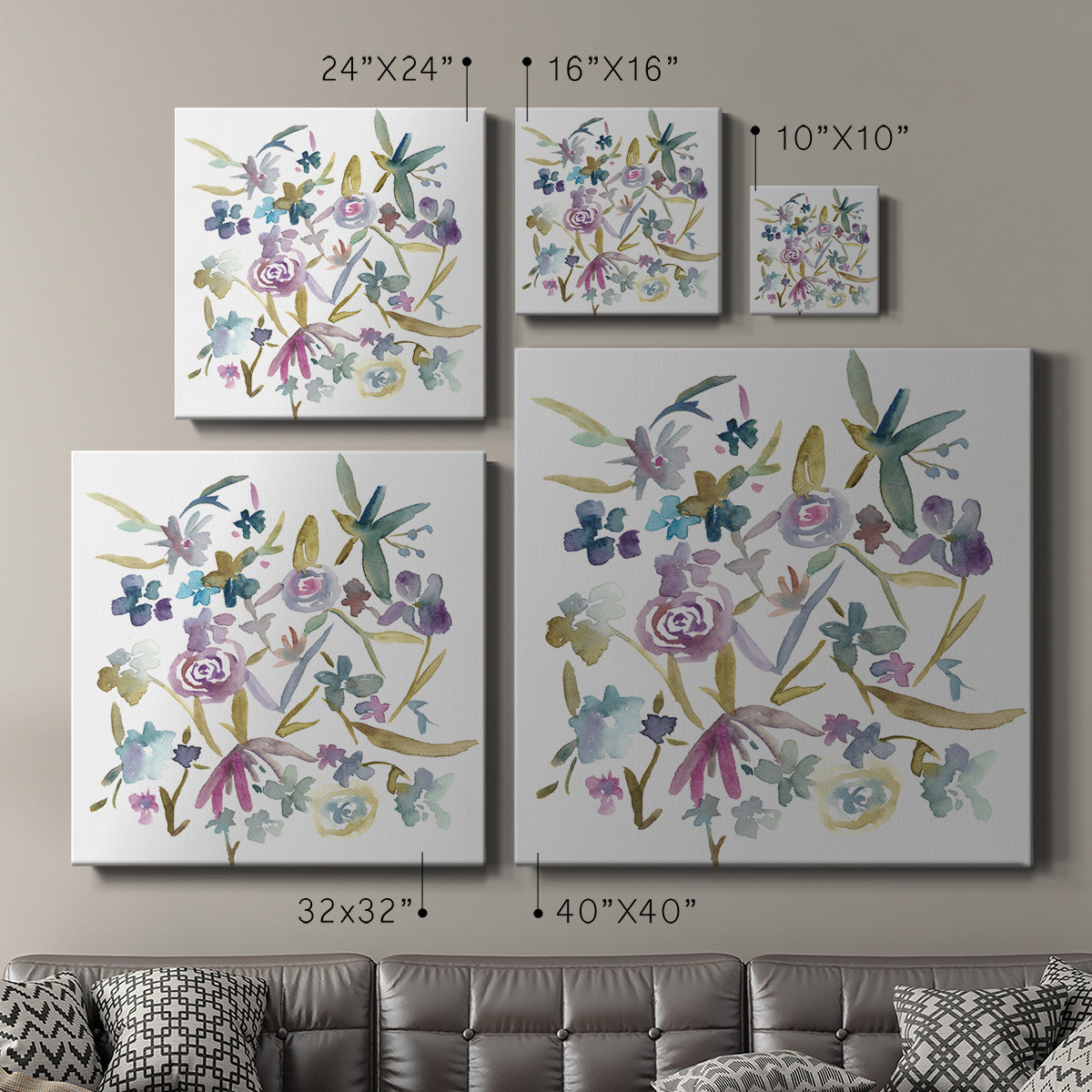 Concord Florals II - Canvas Art Print