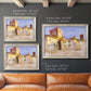 Impressionist Italian village scene by John Singer Sargent in an ornate champagne frame shown in multiple size options.