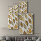 Patterned Leaf Shapes II - Canvas Art Print