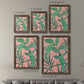 Pink and Green Birds of Paradise I - Premium Framed Canvas 2 Piece Set - Ready to Hang