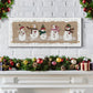 Snowmen Friends Premium Gallery Wrapped Canvas - Ready to Hang