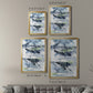 Blue Memories II - Modern Framed Canvas Print