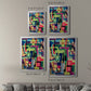 Connected Colors I - Modern Framed Canvas Print