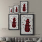 Checkered Snowman II Premium Gallery Wrapped Canvas - Ready to Hang