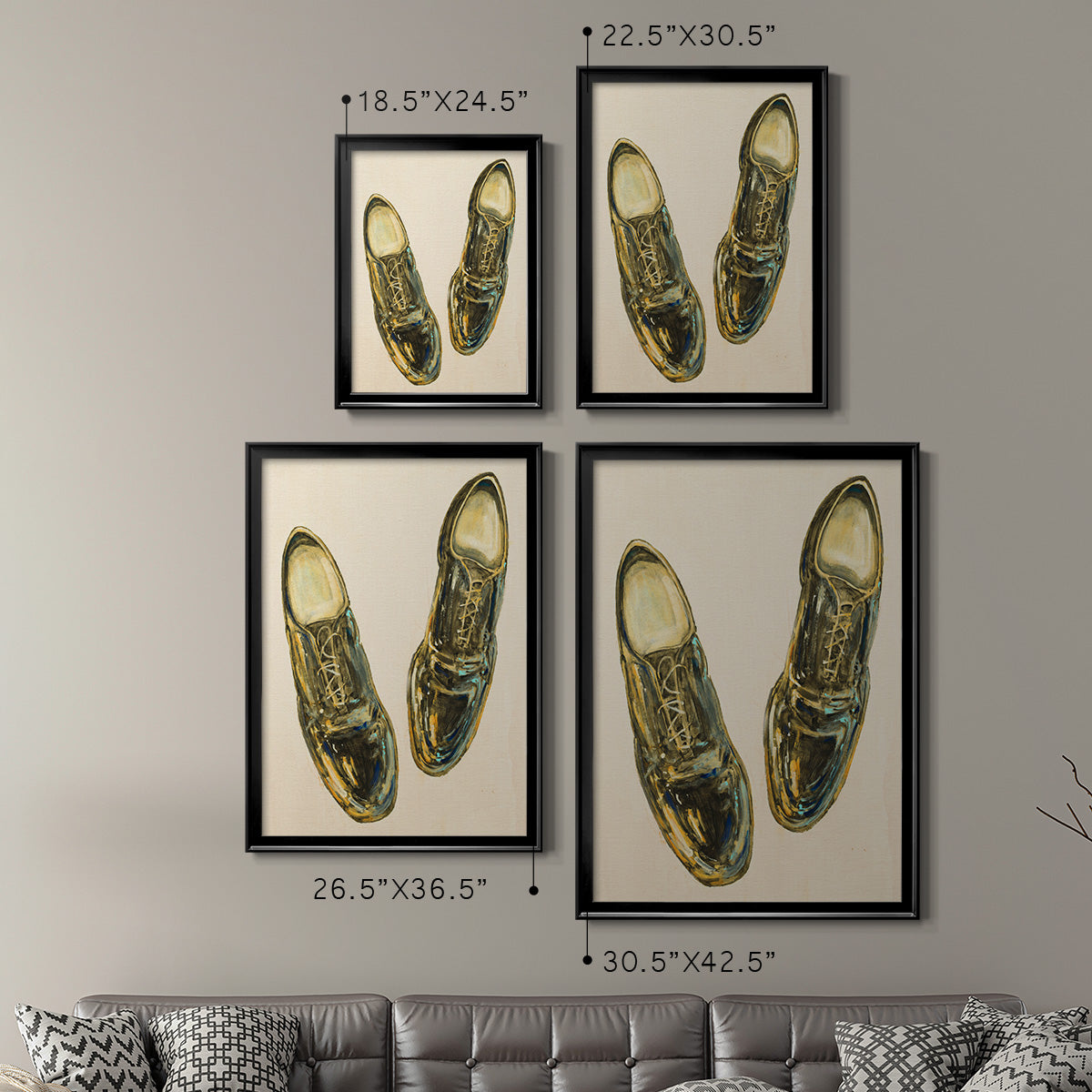 The Shoe Fits I V1 - Modern Framed Canvas Print