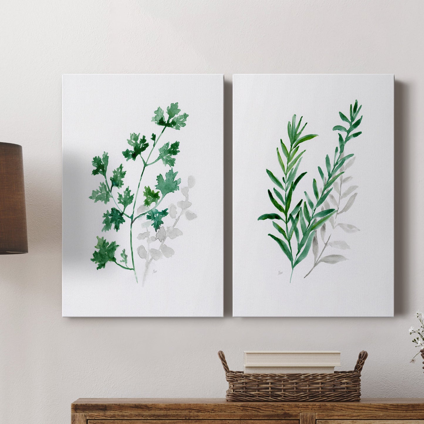 Freshly Picked I Premium Gallery Wrapped Canvas - Ready to Hang - Set of 2 - 8 x 12 Each