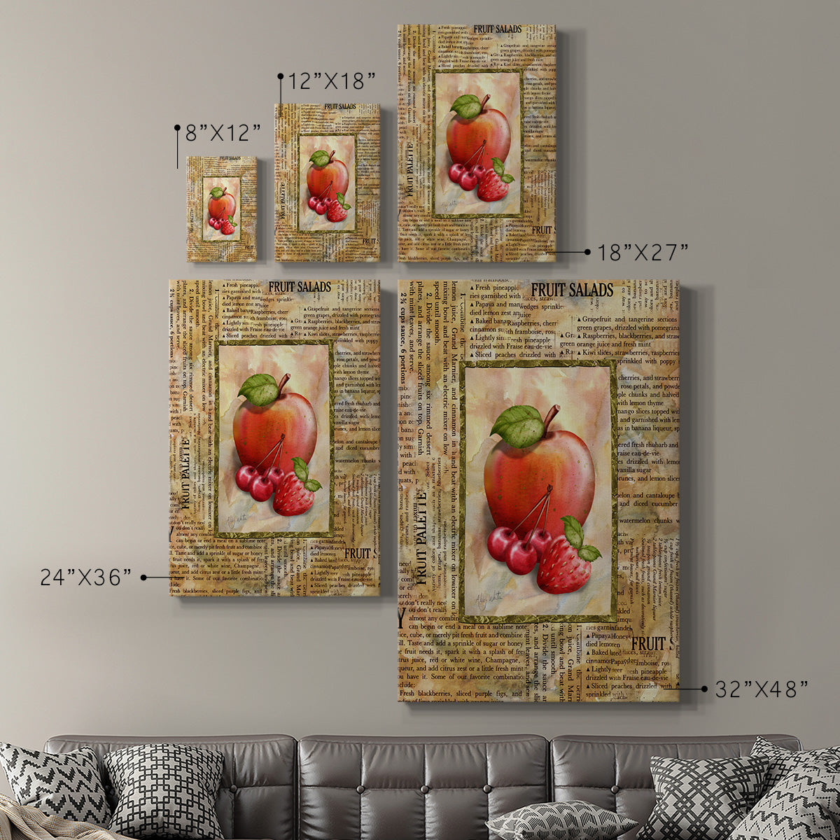 Mixed Fruit I - Canvas Art Print