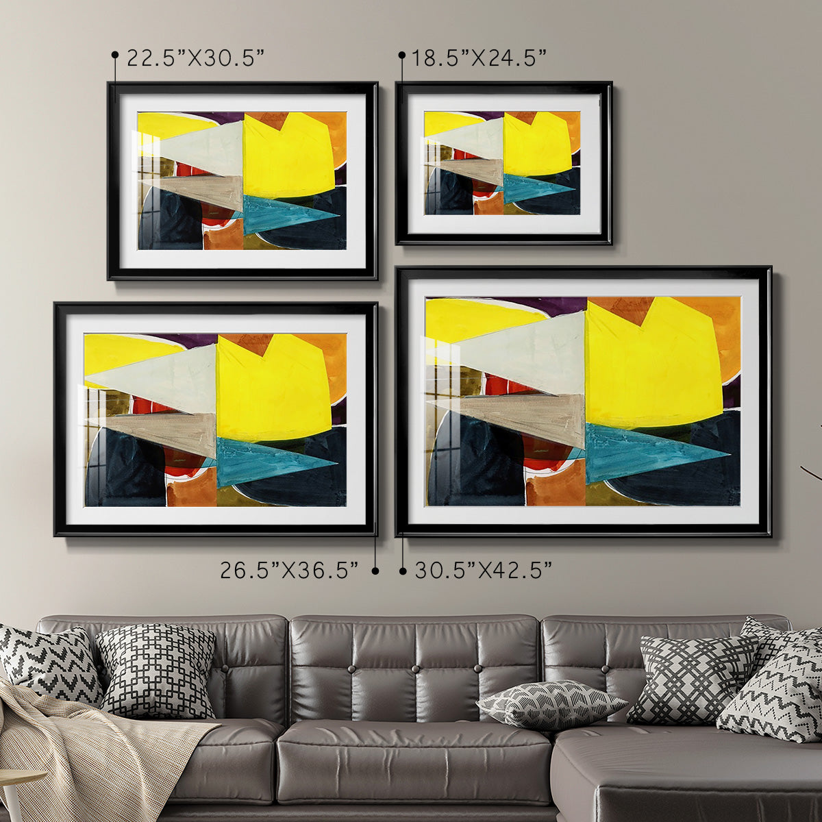 Jigsaw 1 Premium Framed Print - Ready to Hang