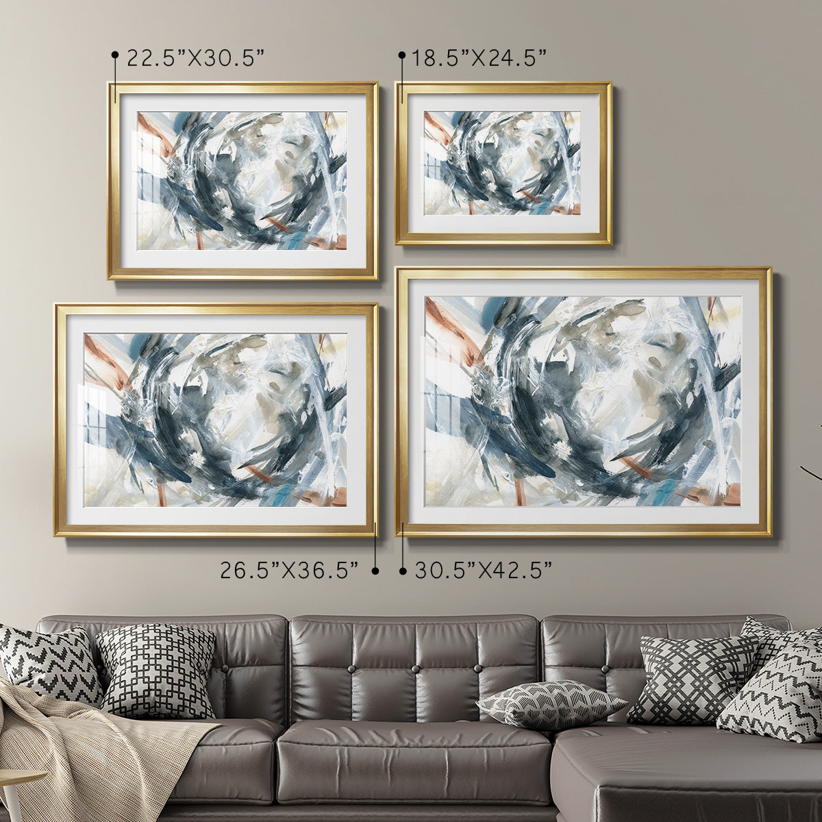 Hypnotic Array Premium Framed Print - Ready to Hang