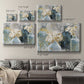 Vessels and Blooms Blues Premium Gallery Wrapped Canvas - Ready to Hang