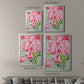 This Year's Peonies I - Modern Framed Canvas Print
