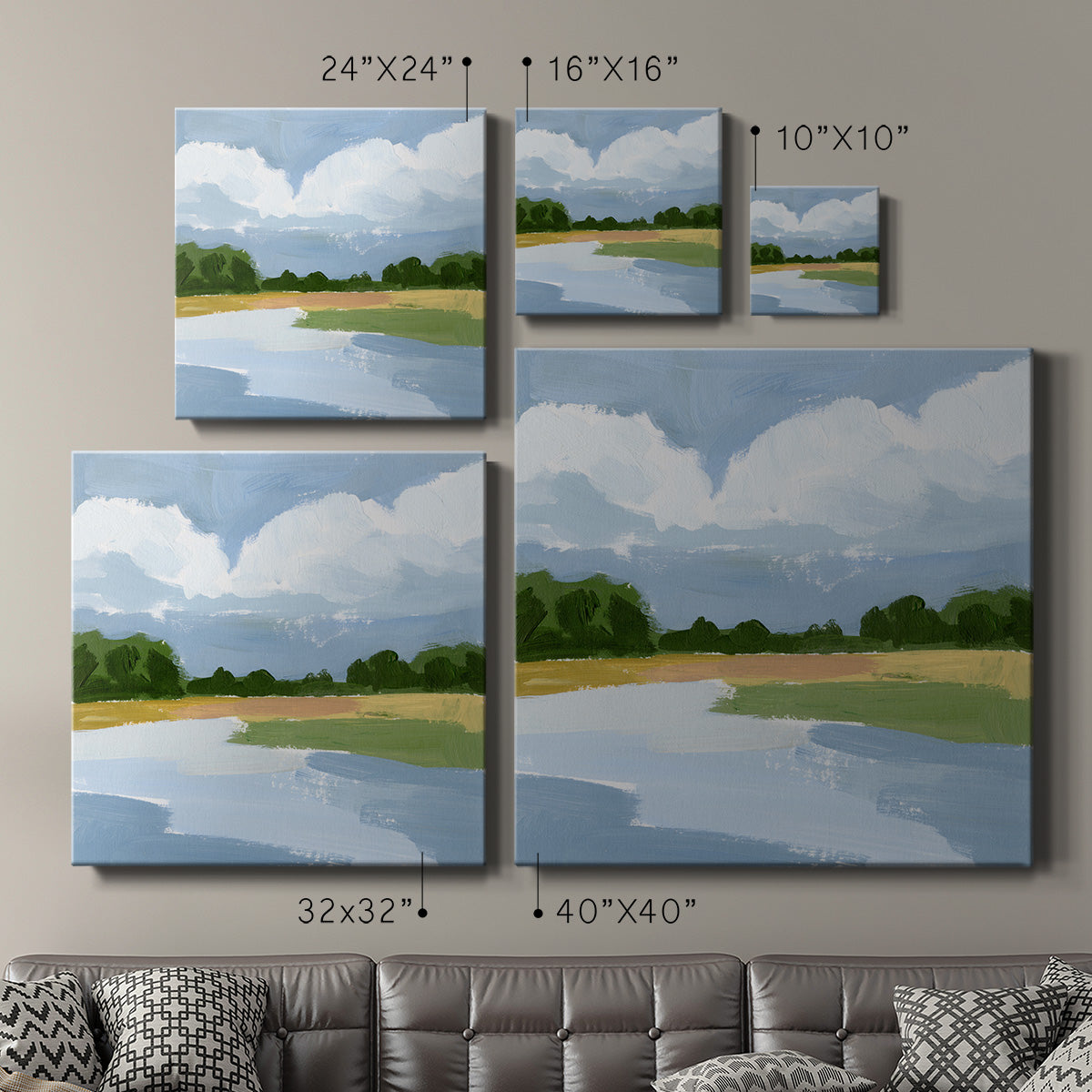 Lakeside Study III-Premium Gallery Wrapped Canvas - Ready to Hang