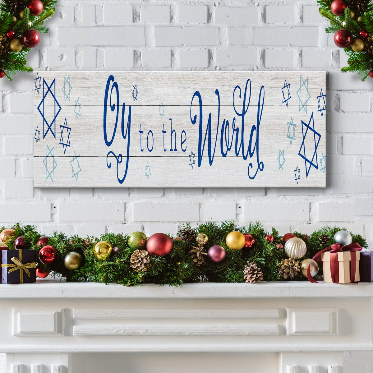 Oy to the World Premium Gallery Wrapped Canvas - Ready to Hang