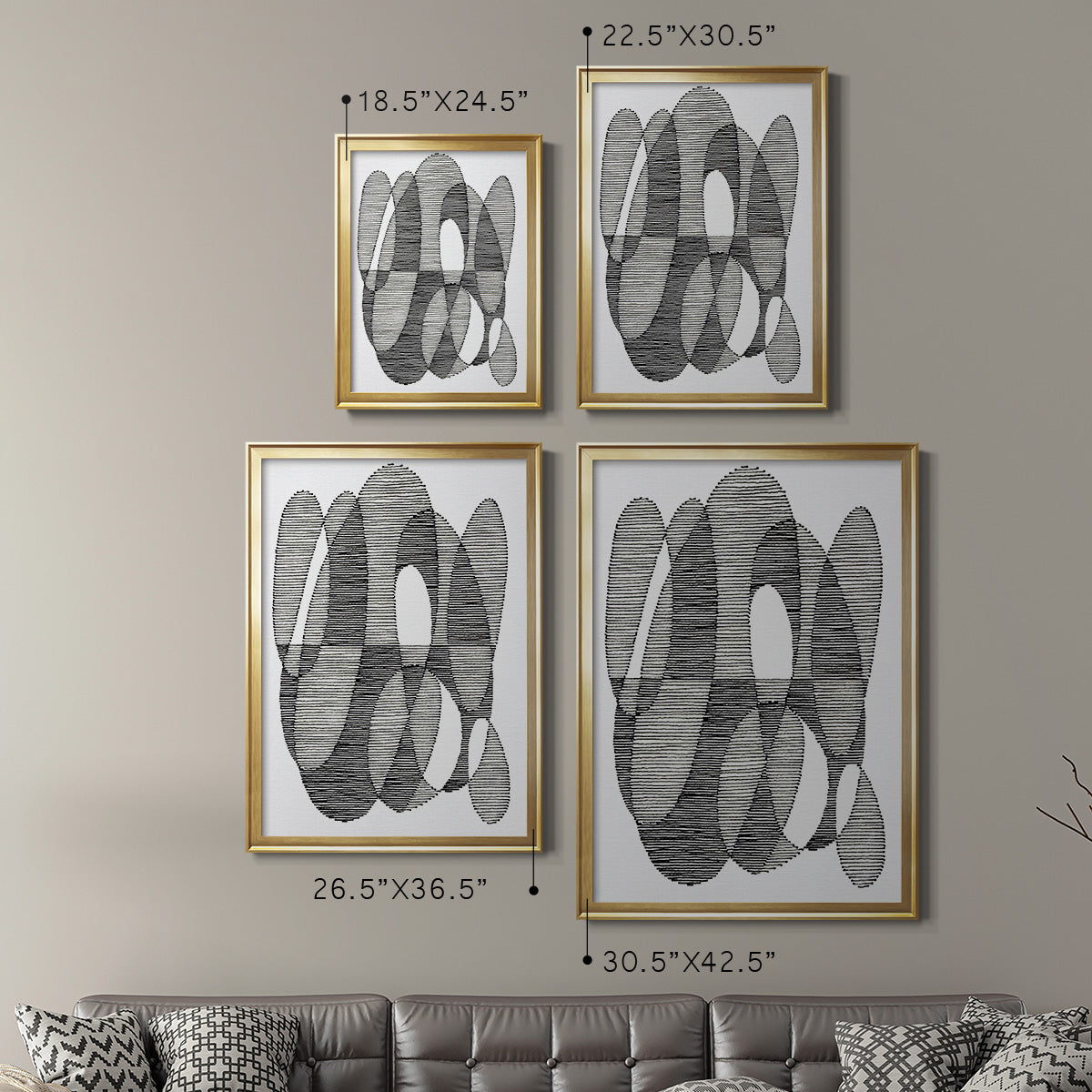 Opposite Day I - Modern Framed Canvas Print