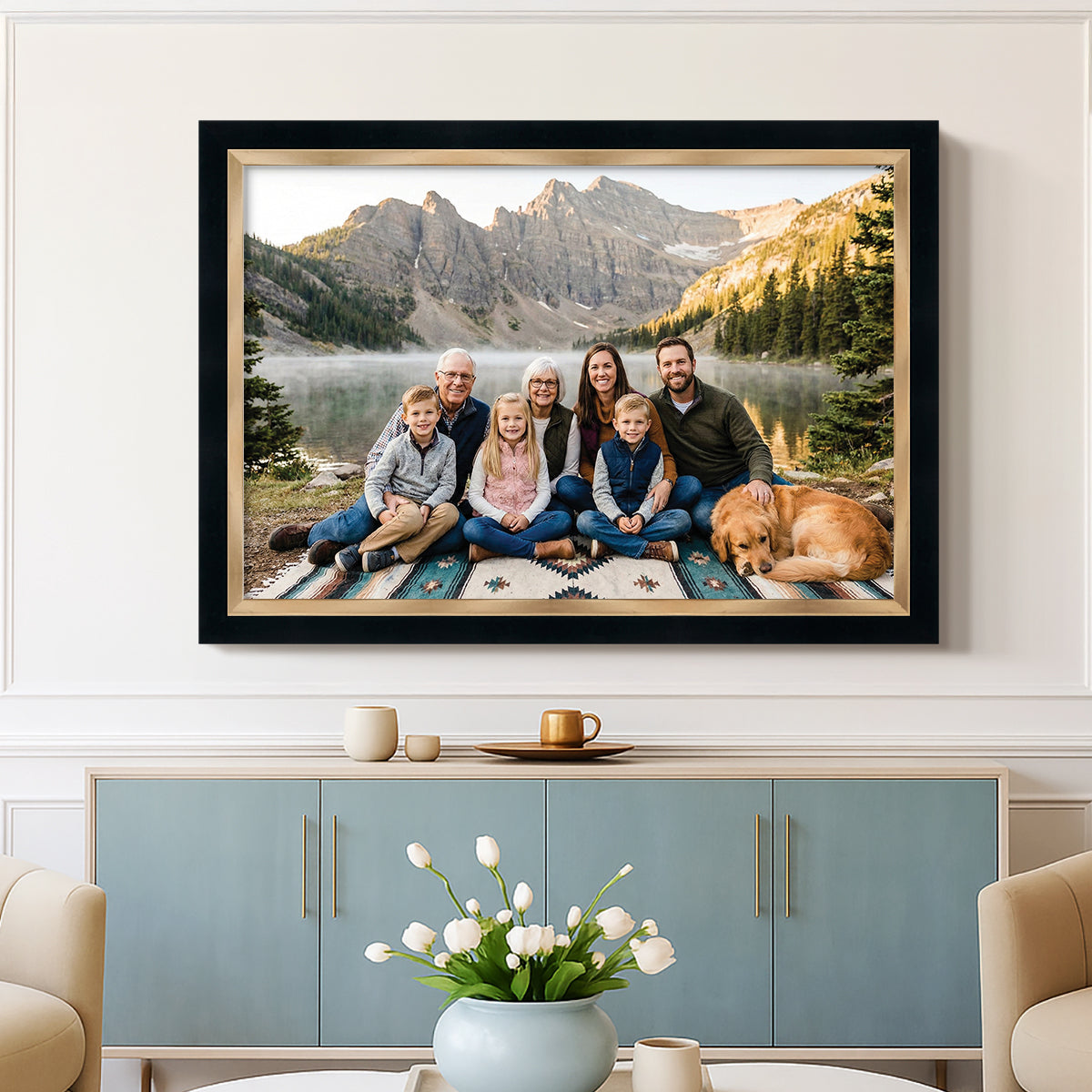 Custom Framed Canvas - Traditional & Ornate Collection