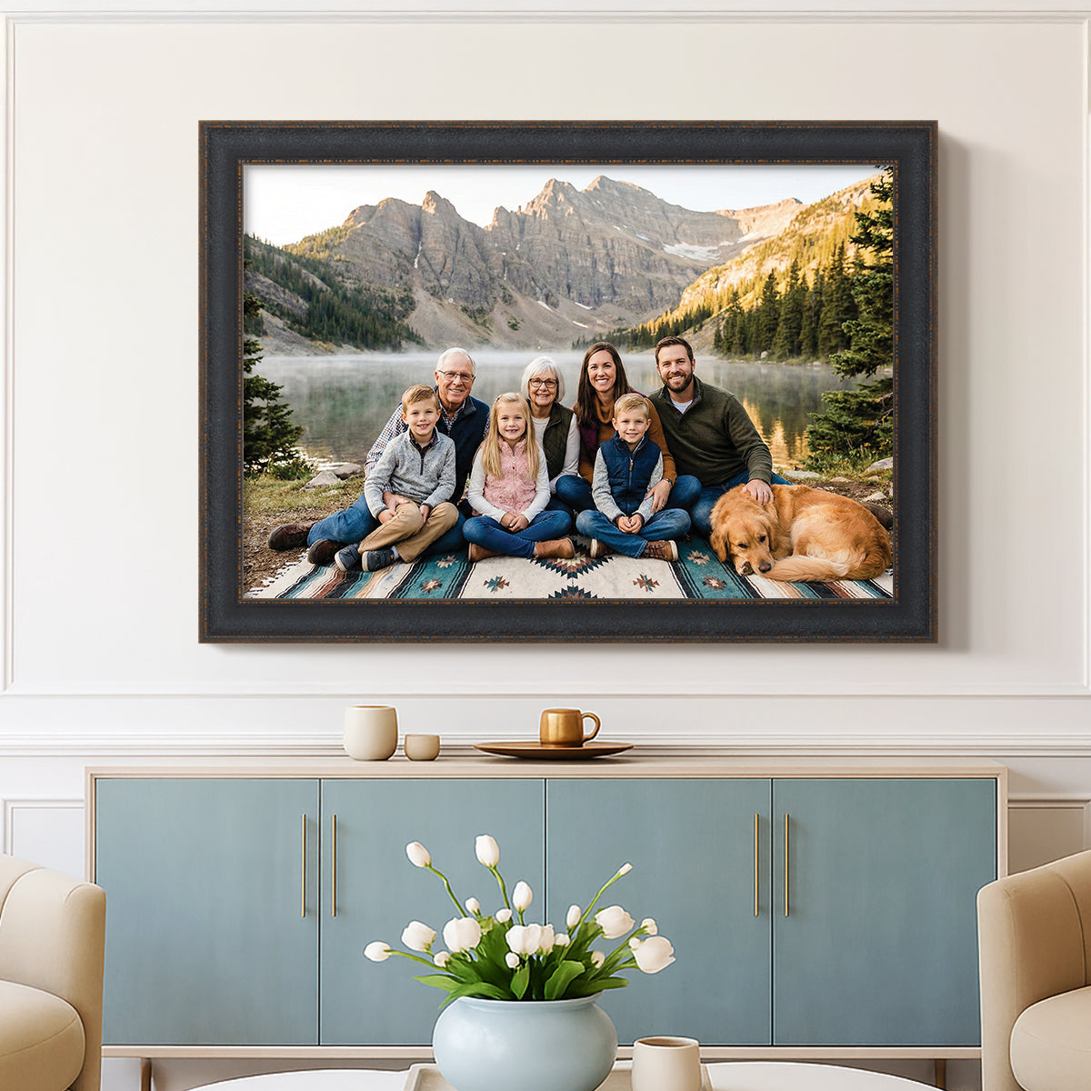 Custom Framed Canvas - Traditional & Ornate Collection